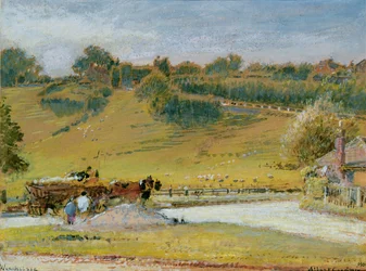 Winchelsea, 1909 (toaleta i kolor nadwozia z ołówkiem na papierze)
